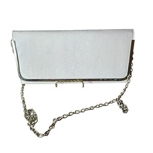 Aldo Classic Faux Lether Envelope Crossbody Bag With Chain Strap.